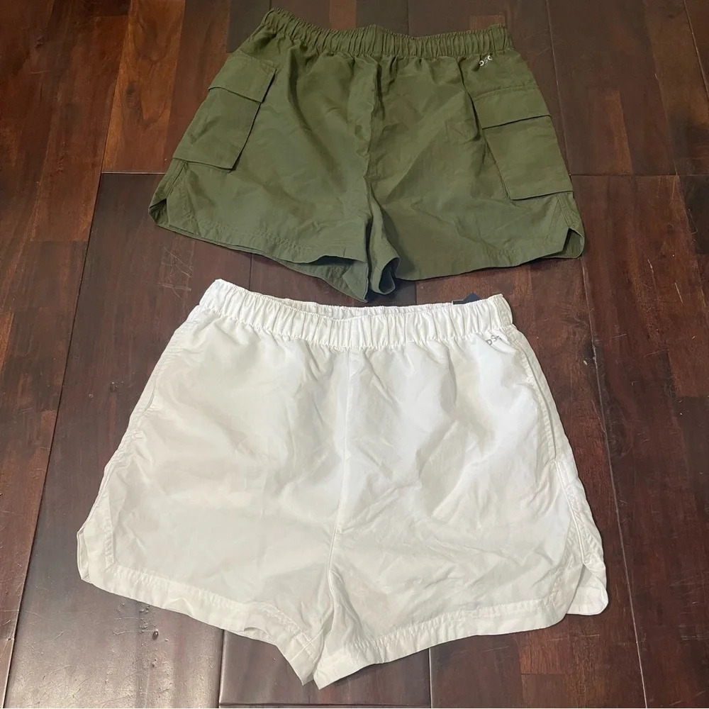 DSG Women’s Shorts Bundle Size Small 3” High Rise New Green And White Running